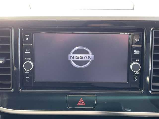 日産 デイズ ルークス ハイウェイスター Gターボ 兵庫県 2018(平30)年 4.8万km オーシャンブルーP エマージェンシーブレーキ/車線逸脱警報/誤発進抑制機能/クリアランスソナー /純正7インチナビ【MM318D-W】/　CD/DVD/Bluetooth/フルセグTV/アラウンドビューモニター/ETC/クルーズコントロール/両側パワースライドドア/オートライト/LEDヘッドライト/フロントフォグ/リア大型サーキュレーター/純正15インチAW/プッシュスタート/電動格納ミラー/フロアマット/ドアバイザー