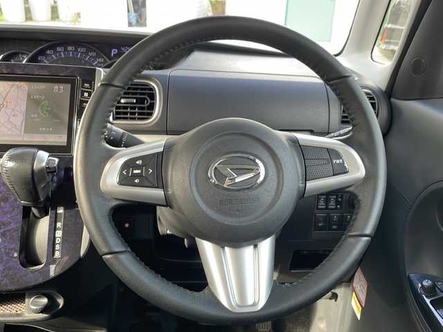ダイハツ タント カスタム RS トップED SA Ⅲ 大阪府 2016(平28)年 9.8万km パールホワイトⅢ ワンオーナー/純正SDナビ/・DVD/CD/FM/AM/Bluetooth/・フルセグテレビ/ETC/ドライブレコーダー/バックカメラ/衝突軽減ブレーキ/盗難防止装置/ステアリングリモコン/シートヒーター（D席）/両側パワースライドドア/コーナーセンサー/LEDヘッドライト/オートライト/オートエアコン/スマートキー×1/プッシュスタート/12V電源/USBジャック/純正15インチアルミホイール/純正フロアマット/取扱説明書/ナビ取扱説明書/保証書