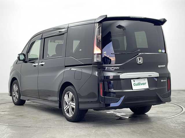 ホンダ ステップワゴン スパーダ eHEV G ホンダS 群馬県 2020(令2)年 7.4万km プレミアムスパークルブラックパール 純正10型ナビ　純正9型後席モニター　全周囲カメラ　衝突被害軽減ブレーキ　アダプティブクルーズコントロール　純正ビルトインETC2.0　純正ドライブレコーダー　LEDヘッドライト　スマートキー　禁煙車