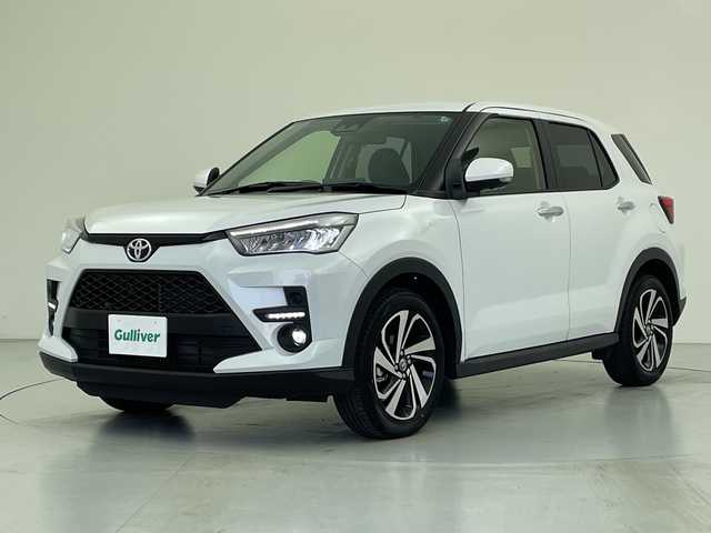 トヨタ ライズ Z 愛知県 2023(令5)年 0.8万km シャイニングホワイトパール 純正ディスプレイオーディオ/・Bluetooth/・AppleCarPlay/・AndroidAuto/・HDMI/アラウンドビューモニター/シートヒーター/衝突軽減/クリアランスソナー/レーンキープ/追従クルコン/オートハイビーム/電動パーキングブレーキ/オートブレーキホールド/LEDヘッドライト/フォグランプ/純正アルミホイール/スペアキー