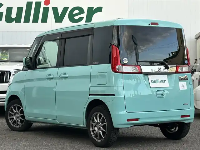 スズキ スペーシア T 福島県 2016(平28)年 4万km フレンチミントPM 純正ナビ/・フルセグＴＶ/・ＣＤ/・ＤＶＤ/・ＦＭ・ＡＭ/全方位カメラ/片側パワースライドドア/レーンアシスト/衝突軽減ブレーキ/運転席シートヒーター/ビルトインＥＴＣ/純正フロアマット/ドアバイザー