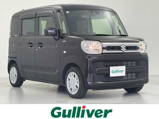 スズキ スペーシア HYBRID X 愛知県 2021(令3)年 2.5万km アーバンブラウンパールメタリック 純正８インチナビ/・Bluetooth/・CD/DVD/・フルセグテレビ/・SD音楽録音/運転席シートヒーター/両側パワースライドドア/デュアルカメラブレーキサポート/レーンキープアシスト/先行車発信お知らせ機能/誤後退・誤発進抑制機能/後方ドライブレコーダー/ＥＴＣ/ハイビームアシスト/オートライト/アイドリングストップ
