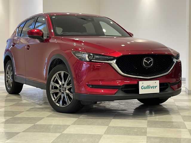 マツダ ＣＸ－５ XD エクスクルーシブモード 福井県 2020(令2)年 6.1万km ソウルレッドクリスタルM 純正１０型ナビ／３６０度ビューモニター／Ｂｌｕｅｔｏｏｔｈ／フルセグテレビ／ＡＭ／ＦＭ／ＥＴＣ／レーダークルーズコントロール／オートライト／パドルシフト／電動格納ミラー／パワーシート／パワーバックドア