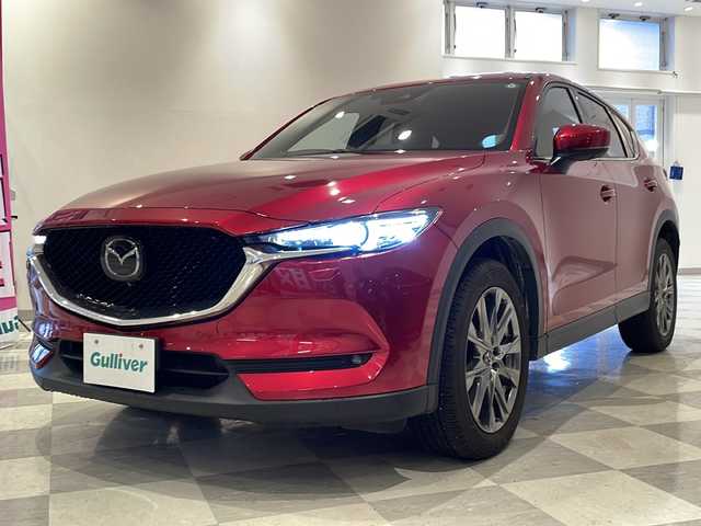 マツダ ＣＸ－５ XD エクスクルーシブモード 福井県 2020(令2)年 6.1万km ソウルレッドクリスタルM 純正１０型ナビ／３６０度ビューモニター／Ｂｌｕｅｔｏｏｔｈ／フルセグテレビ／ＡＭ／ＦＭ／ＥＴＣ／レーダークルーズコントロール／オートライト／パドルシフト／電動格納ミラー／パワーシート／パワーバックドア