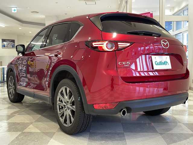 マツダ ＣＸ－５ XD エクスクルーシブモード 福井県 2020(令2)年 6.1万km ソウルレッドクリスタルM 純正１０型ナビ／３６０度ビューモニター／Ｂｌｕｅｔｏｏｔｈ／フルセグテレビ／ＡＭ／ＦＭ／ＥＴＣ／レーダークルーズコントロール／オートライト／パドルシフト／電動格納ミラー／パワーシート／パワーバックドア