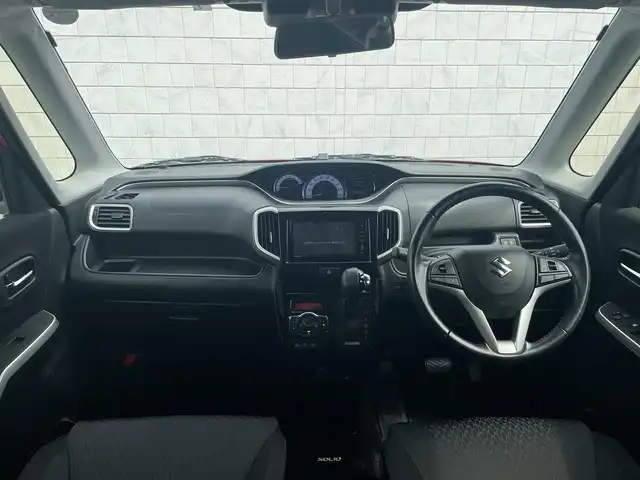 スズキ ソリオ バンディット HV MV Dカメラ ブレーキS 愛知県 2016(平28)年 6.3万km ファーベントレッド/スーパーブラックパール ・スズキ純正パナソニックメモリーナビ/・フルセグテレビ/・CD/DVD再生機能/・ミュージックサーバー（SD録音機能）/・Bluetooth/USB接続機能/・ETC/・布シート/・シートヒーター（運転席）/・ウォークスルー/・純正15インチアルミホイール/・純正LEDヘッドライト/・オートマチックハイビーム/・衝突軽減ブレーキ/・レーンキープアシスト/・クルーズコントロール/・アイドリングストップ/・スマートキー/・オートエアコン
