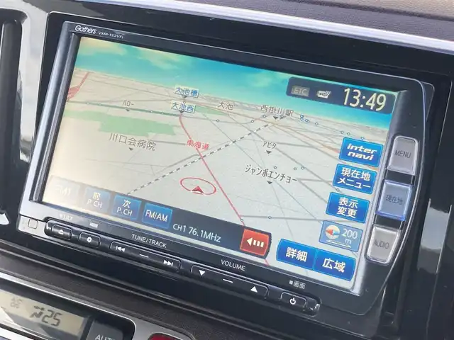 ホンダ Ｎ ＯＮＥ プレミアム Lパッケージ 静岡県 2013(平25)年 8.3万km ミラノレッド ツートンカラースタイル/純正メモリーナビ(VXM-122VFi)/　AM FM CD DVD Bluetooth SD/ETC/HIDオートヘッドライト/革巻きステアリング/ステアリングスイッチ/アイドリングストップ/スマートキー＆プッシュスタート/フロントフォグランプ/フルセグTV/バックモニター/純正14インチアルミホイール