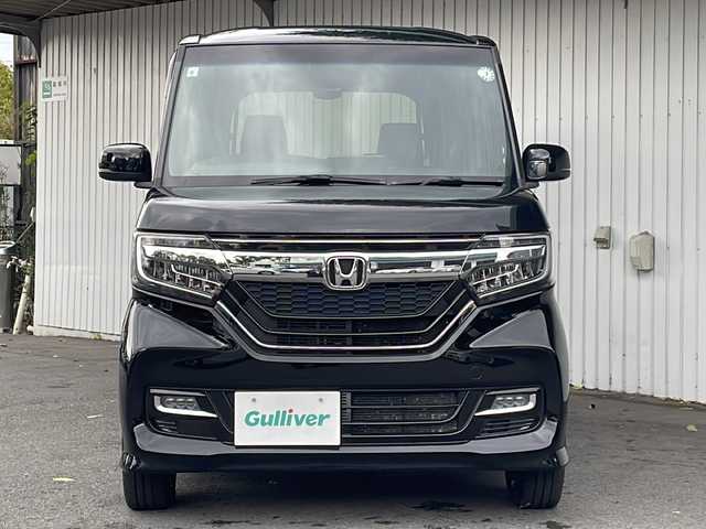 ホンダ Ｎ ＢＯＸ カスタム G L 長野県 2017(平29)年 5万km クリスタルブラックパール 4WD/メモリナビ：アルパインVIE-X08S/(DVD/CD/TV/BT/SD/FM/AM/外部入力）/バックカメラ/社外AW付スタッドレスタイヤ積み込み/前席シートヒーター/アイドリングストップ/オートライト/ドアバイザー/ステアリングスイッチ/純正アルミホイール/LEDヘッドライト/電動格納ミラー