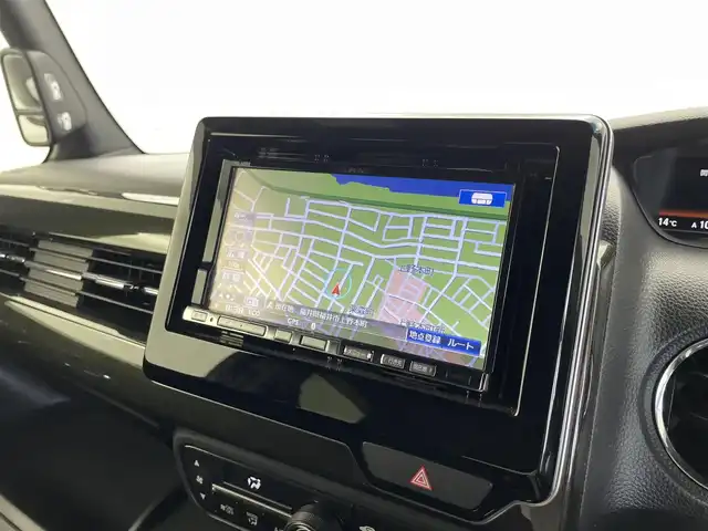 ホンダ Ｎ ＢＯＸ カスタム G L 福井県 2017(平29)年 5万km クリスタルブラックパール 4WD/メモリナビ：アルパインVIE-X08S/(DVD/CD/TV/BT/SD/FM/AM/外部入力）/バックカメラ/前席シートヒーター/アイドリングストップ/オートライト/ドアバイザー/ステアリングスイッチ/純正アルミホイール/LEDヘッドライト/電動格納ミラー