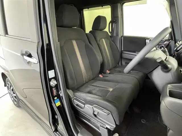 ホンダ Ｎ ＢＯＸ カスタム G L 福井県 2017(平29)年 5万km クリスタルブラックパール 4WD/メモリナビ：アルパインVIE-X08S/(DVD/CD/TV/BT/SD/FM/AM/外部入力）/バックカメラ/前席シートヒーター/アイドリングストップ/オートライト/ドアバイザー/ステアリングスイッチ/純正アルミホイール/LEDヘッドライト/電動格納ミラー