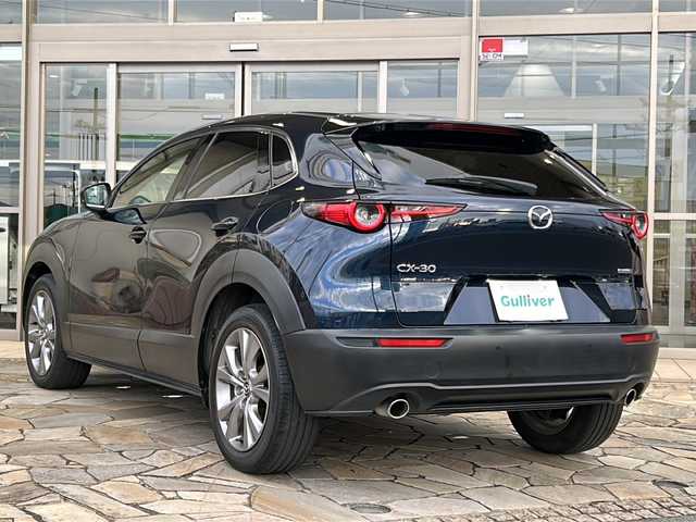 マツダ ＣＸ－３０ 20S プロアクティブツーリングセレ 静岡県 2020(令2)年 3.5万km ディープクリスタルブルーマイカ 純正ナビ/AM/FM/Bluetooth/USB/CD/DVD/フルセグ/HDMI/主要装備/・全方位カメラ　/・純正ナビ　/・コーナーセンサー　/・レーダークルーズコントロール　/・シートメモリー　/・パワーシート　/・パドルシフト　/・ヘッドアップディスプレイ　/・ドライブレコーダー　/・シートヒーター　/・ハンドルヒーター/・オートホールド/・スマートキー/・プッシュスタート/・Boseスピーカー/・パワーバックドア/・BSM/・レーンキープアシスト/・アイドリングストップ/・SOSコール/・純正アルミホイール/・LEDヘッドライト