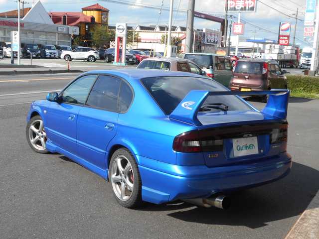 スバル レガシィ Ｂ４ RSK Sエディション 栃木県 2003(平15)年 13.4万km WRブルーマイカ 社外carrozzeriaナビ/5MT載せ替え/ハーフレザーシート　/運転席パワーシート/4WD/社外HK5マフラー/ステアリングリモコン/ETC/ライトレベライザー