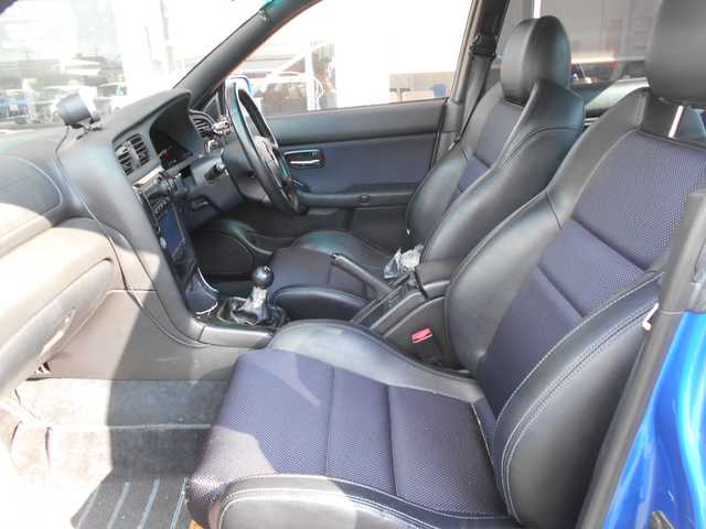 スバル レガシィ Ｂ４ RSK Sエディション 栃木県 2003(平15)年 13.4万km WRブルーマイカ 社外carrozzeriaナビ/5MT載せ替え/ハーフレザーシート　/運転席パワーシート/4WD/社外HK5マフラー/ステアリングリモコン/ETC/ライトレベライザー
