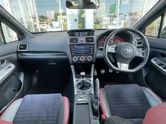 スバル ＷＲＸ ＳＴＩ STI タイプS 青森県 2015(平27)年 8.3万km クリスタルブラックシリカ 4WD/純正ナビ/純正リアスポイラー/STi18インチAW/LEDヘッドライト/オートライト/プッシュスタート/スマートキー/ハーフレザーシート