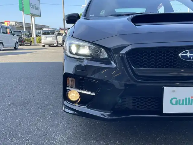 スバル ＷＲＸ ＳＴＩ STI タイプS 青森県 2015(平27)年 8.3万km クリスタルブラックシリカ 4WD/純正ナビ/純正リアスポイラー/STi18インチAW/LEDヘッドライト/オートライト/プッシュスタート/スマートキー/ハーフレザーシート