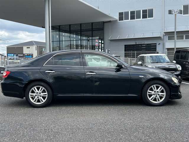 トヨタ マークＸ 250G 千葉県 2006(平18)年 15.5万km ブラックマイカ ワンオーナー/MTモード付AT/フルセグTV/純正HDDナビ/純正アルミホイール/LEDヘッドライト/シングルエアバック/保証書/取扱説明書