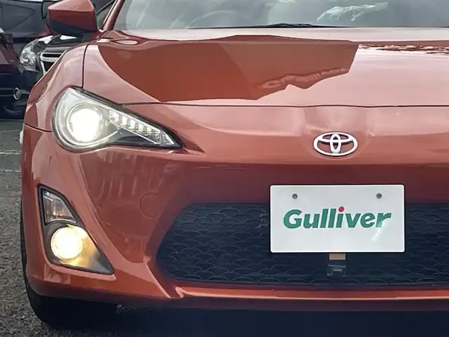 トヨタ ８６ GT リミテッド 宮城県 2015(平27)年 6.6万km オレンジメタリック 純正ナビ/バックカメラ/社外ルームミラー連動前後ドラレコ/ハーフレーザー/社外テレビキャンセラー/社外アルミスタッドレスタイヤ/プッシュスタート/横滑り防止スイッチ/電動格納ミラー