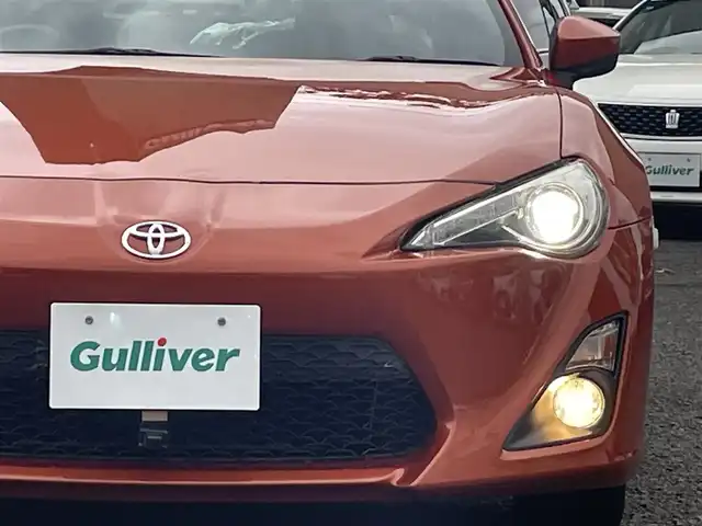 トヨタ ８６ GT リミテッド 宮城県 2015(平27)年 6.6万km オレンジメタリック 純正ナビ/バックカメラ/社外ルームミラー連動前後ドラレコ/ハーフレーザー/社外テレビキャンセラー/社外アルミスタッドレスタイヤ/プッシュスタート/横滑り防止スイッチ/電動格納ミラー