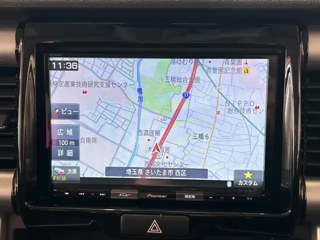 スズキ ハスラー J ターボ 埼玉県 2019(令1)年 2.6万km アクティブイエロー/ホワイト2トーンルーフ デュアルカメラブレーキサポート/8インチメモリーナビ/　　DVD/フルセグ/BT/クルーズコントロール/LEDヘッドライト/シートヒーター/純正15インチアルミホイール/パドルシフト/ETC2.0/スマートキー×2/禁煙車