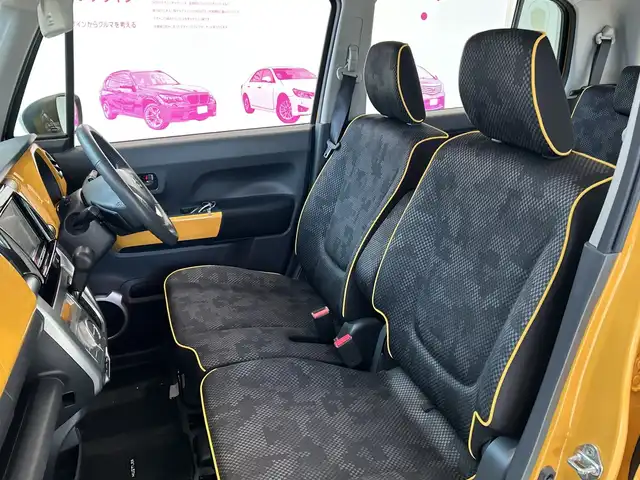 スズキ ハスラー J ターボ 埼玉県 2019(令1)年 2.6万km アクティブイエロー/ホワイト2トーンルーフ デュアルカメラブレーキサポート/8インチメモリーナビ/　　DVD/フルセグ/BT/クルーズコントロール/LEDヘッドライト/シートヒーター/純正15インチアルミホイール/パドルシフト/ETC2.0/スマートキー×2/禁煙車