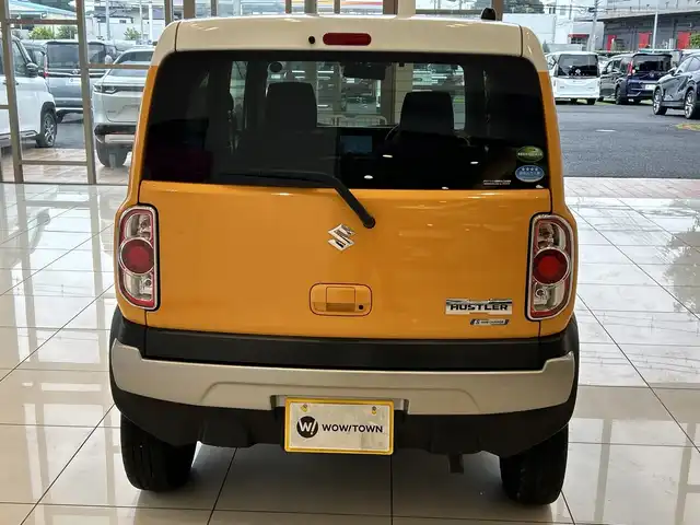 スズキ ハスラー J ターボ 埼玉県 2019(令1)年 2.6万km アクティブイエロー/ホワイト2トーンルーフ デュアルカメラブレーキサポート/8インチメモリーナビ/　　DVD/フルセグ/BT/クルーズコントロール/LEDヘッドライト/シートヒーター/純正15インチアルミホイール/パドルシフト/ETC2.0/スマートキー×2/禁煙車