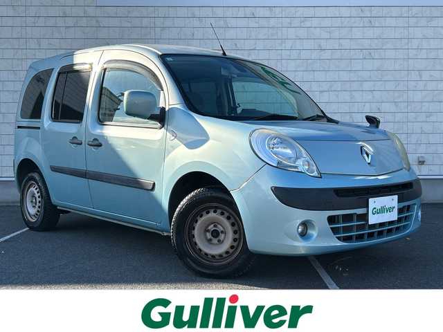 ルノー カングー 1．6 栃木県 2011(平23)年 9.6万km 青 社外ディスプレイオーディオ/・Bluetooth CD /・バックカメラ/純正オーディオ/リモコンキー/ドアバイザー/ドライブレコーダー/オートエアコン/取扱説明書