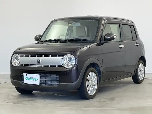 スズキ ラパン X 新潟県 2016(平28)年 5.3万km アーバンブラウンパールメタリック 純正メモリナビ　/Bluetooth・CD・DVD/フルセグ　/衝突被害軽減システム　/D席シートヒーター　/社外ETC　/アイドリングストップ　/オートライト　/電格ウィンカーミラー　/ドアバイザー　/スマートキー/スペアキー　/保証書　/取扱説明書　/記録簿/純正１４インチアルミホイール/純正フロアマット