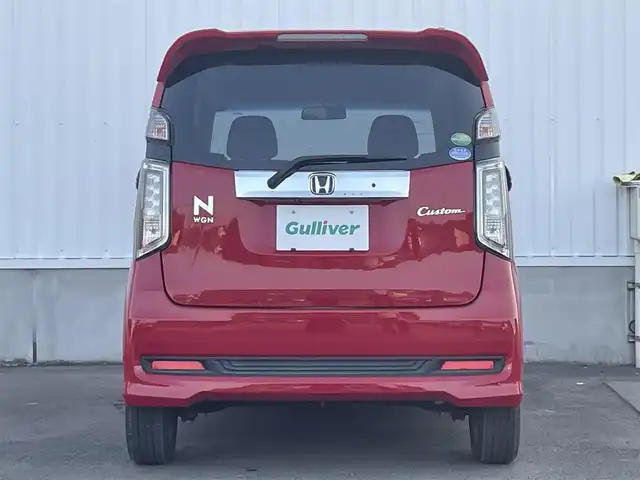 ホンダ Ｎ ＷＧＮ カスタム G Lパッケージ 愛媛県 2016(平28)年 2.3万km ミラノレッド 登録時22938km/純正ナビ/（Bluetooth/SD/CD/ワンセグTV)/バックカメラ/ETC/クルーズコントロール/アイドリングストップ/オートライト/キセノンヘッドライト/フォグランプ/ハーフレザーシート/ABS/横滑り防止装置/盗難防止装置/純正14インチアルミホイール/純正フロアマット/ドアバイザー