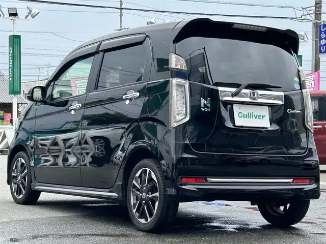 ホンダ Ｎ ＷＧＮ カスタム G ターボパッケージ 愛知県 2018(平30)年 5.1万km クリスタルブラックパール 純正メモリナビ/ワンセグテレビ/バックカメラ/Bluetooth/ウィンカーミラー/クルーズコントロール/ドアバイザー/プッシュスタート/ビルトインETC/レザーステアリング/ハーフレザーシート