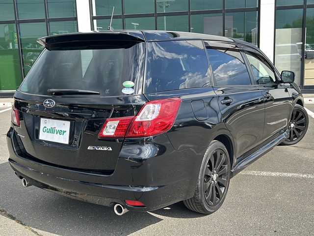 スバル エクシーガ 2．5i スペックB アイサイト 青森県 2013(平25)年 7.1万km 黒 ・４WD/・社外SDメモリナビ/（フルセグ・BT・ラジオ・CD・DVD）/・バックカメラ/・レーダークルーズコントロール/・ハーフレザーシート/・ETC/・社外前方ドライブレコーダー/・SI-DRIVE/・パドルシフト/・アイサイト/・プリクラッシュブレーキ/・車線逸脱警報/・電動格納ミラー/・ウィンカーミラー/・純正18インチアルミホイール