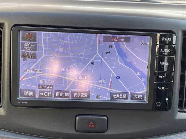 ダイハツ ミラ イース X SA 岡山県 2014(平26)年 2.9万km ブライトシルバーメタリック 登録時走行距離28606キロ/純正SDナビ/AM/FM/Bluetooth/TV/DVD/スマートアシスト/・衝突警報機能/・誤発進抑制機能（前方）/・先行車発進お知らせ機能/純正１４インチAW/純正フロアマット/電動格納ミラー/ハロゲンライト/リモコンキー/ETC