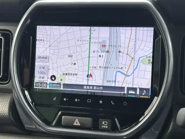 スズキ ハスラー Jスタイル ターボ 福島県 2021(令3)年 3.7万km フェニックスレッドパール/ガンメタリック2トーンルーフ ターボ/4WD/純正9inメモリナビ/　【フルセグ/CD/DVD/BT/USB】/バックカメラ/全周囲カメラ/前席シートヒーター/ステアリングスイッチ/レーダークルーズコントロール/パドルシフト/ビルトインETC/アイドリングストップ/横滑り防止機能/レーンキープアシスト/パーキングアシスト/ヒルスタートアシスト/純正ラバーマット/コーナーセンサー/ルーフレール/LEDヘッドライト（AUTO機能付き）/　・フォグランプ/純正AWサマータイヤ 車載