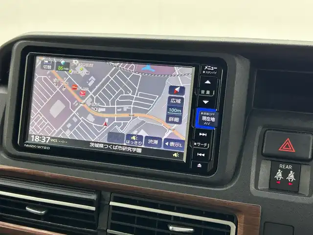 ダイハツ アトレー バン RS 茨城県 2022(令4)年 5.4万km オフビートカーキM 純正ナビ/バックカメラ/フルセグ/衝突被害軽減ブレーキ/車線逸脱抑制装置/レーダークルーズコントロール/オートマチックハイビーム/クリアランスソナー/両側電動スライドドア/ETC/革調シートカバー/社外14インチAW/LEDヘッドライト/スマートキー
