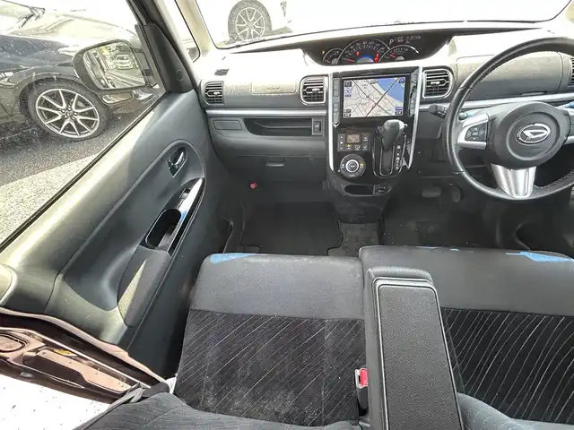 ダイハツ タント カスタム RS SA 宮崎県 2014(平26)年 9.8万km ナイトシャドーパープルクリスタルM /ナビ//TV/CD/DVD/Bluetooth//バックカメラ//両側パワースライドドア//純正フロアマット//社外アルミホイール//プッシュスタート//電格ウィンカーミラー//取扱説明書//保証書