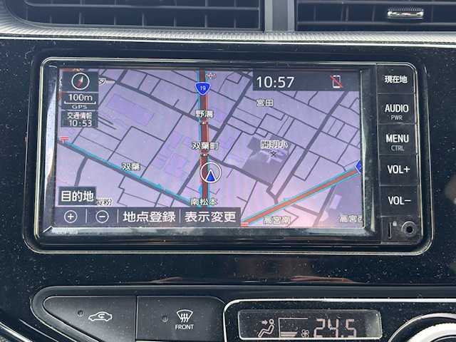 トヨタ アクア S スタイルブラック 長野県 2021(令3)年 2.3万km ダークブルーマイカ トヨタ純正ナビ/FM・AM・CD・ワンセグTV/Bluetooth Audio/全方位カメラ・バックカメラ/前後ドライブレコーダー/前後コーナーセンサー/トヨタセーフティセンス/前席シートヒーター/ＬＥＤヘッドライト　/オートハイビーム/プッシュスタート/スマートキー/スペア1本/オートライト/ETC
