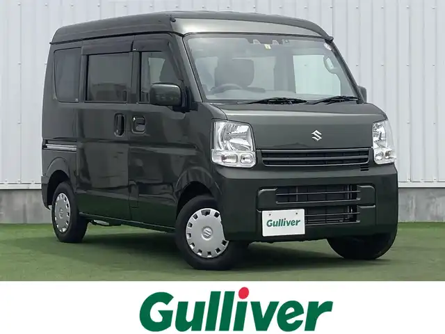 スズキ エブリイ JOIN 香川県 2021(令3)年 0.8万km クールカーキPM 登録時走行距離：7464km/ディーラーOPケンウッドナビ/　CD DVD BT フルセグTV/デュアルカメラブレーキサポート/レーンキープアシスト/クリアランスソナー/オートライト/レベライザヘッドライト/ドライブレコーダー/電動格納ミラー/純正樹脂フロアマット/ドアバイザー/リモコンキー/スペアキー/取扱説明書/新車時保証書/ワンオーナー