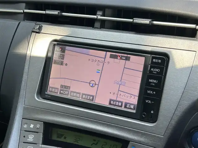 トヨタ プリウス S　マイコーデ 静岡県 2015(平27)年 11.3万km ホワイトパールクリスタルシャイン 特別仕様車/ワンオーナー/純正ＳＤナビ/ＢＴオーディオ/バックカメラ/ＣＤ再/ワンセグTV/ＥＴＣ/専用合皮シート/スマートキー２本/プッシュスタート/ＨＩＤオートライト/フォグランプ/純正フロアマット/ドアバイザー/社外１５ＡＷ