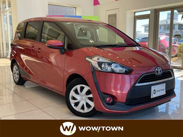 トヨタ シエンタ G 埼玉県 2017(平29)年 3.6万km レッドマイカM 純正ナビ/　　CD/DVD/BT/フルセグTV/バックカメラ/両側パワースライドドア/オートハイビーム/ステアリングスイッチ/アイドリングストップ/プッシュスタート/スペアキー/ETC/禁煙車