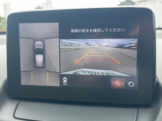 マツダ デミオ 13Sテーラードブラウン 富山県 2018(平30)年 5.3万km ディープクリスタルブルーマイカ 純正ナビ/ワンセグＴＶ/全方位カメラ/ＣＤ・ＤＶＤ・ＢＴ/レーダークルーズコントロール/レーンキープアシスト/コーナーセンサー/アイドリングストップ/オートライト/LEDヘッドライト/社外ＡＷ/純正フロアマット/シートヒーター/AAC/プッシュスタート/スマートキー/スペアキー/保証書/取扱説明書/記録簿