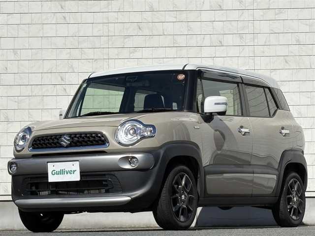 スズキ クロスビー HYBRID MZ 岩手県 2020(令2)年 6.9万km キャラバンアイボリーパールメタリック/ホワイト 2トーンルーフ 禁煙車/ワンオーナー/4WD/全方位カメラ/クルーズコントロール/前席シートヒーター/カロッツェリア8型ワイドナビ/→フルセグTV/Bluetooth/CD/DVD/FM/AM/バックカメラ/ステアリングスイッチ/横滑り防止装置/衝突軽減システム/レーンキープアシスト/ヒルホールドコントロール/オートライト/LEDヘッドライト/フォグライト/〇プッシュスタート/〇電動格納ミラー/〇ウィンカーミラー/〇ドアバイザー/〇フロアマット/〇シガーソケット/〇スマートキー/〇スペアキー/ビルトインETC/デジタルインナーミラー/冬タイヤ社外アルミホイール車載