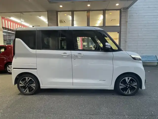 日産 ルークス HWS Gターボ プロパイロットED 愛知県 2022(令4)年 2.5万km ホワイトパール 両側パワースライドドア/純正9型ナビ〈MM316D-L〉/・地デジTV/DVD/SD/・AUX/Bluetooth/アラウンドビューカメラ/プロパイロット/・インテリジェントクルーズコントロール/・ハンドル支援/インテリジェントエマージェンシーブレーキ/前方衝突予測警報/踏み間違い衝突防止アシスト/車線逸脱警報/車線逸脱防止支援システム/ふらつき警報/標識認識機能/先行車発進告知機能/インテリジェントアラウンドビューモニター/ディスプレイ付きルームミラー/前後クリアランスソナー/シートバックテーブル/ETC/ナビ連動純正ドライブレコーダー/純正15インチAW/インテリジェントキー