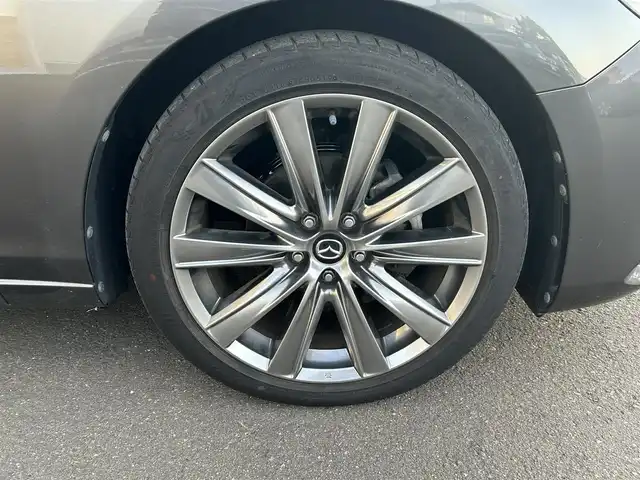 マツダ アテンザ セダン 25S Lパッケージ 道央・札幌 2019(平31)年 2.5万km マシーングレープレミアムM ・マツダコネクトナビ/・バックカメラ/・Bluetooth/・ワンセグTV/・DVD再生可能/・i　stop/・パーキングアシスト/・アイドリングストップ/・レーンキープアシスト/・コーナーセンサー/・ETC/・茶革シート/・シートヒーター/・エアシート/・パドルシフト/・純正19インチAW/・積込スタッドレス付き