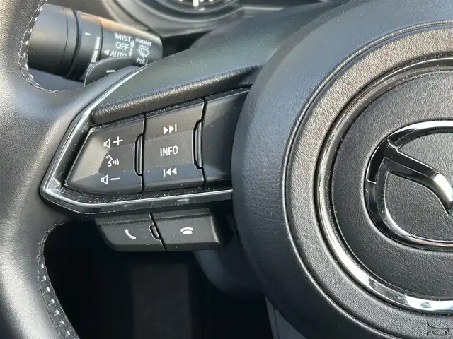 マツダ アテンザ セダン 25S Lパッケージ 道央・札幌 2019(平31)年 2.5万km マシーングレープレミアムM ・マツダコネクトナビ/・バックカメラ/・Bluetooth/・ワンセグTV/・DVD再生可能/・i　stop/・パーキングアシスト/・アイドリングストップ/・レーンキープアシスト/・コーナーセンサー/・ETC/・茶革シート/・シートヒーター/・エアシート/・パドルシフト/・純正19インチAW/・積込スタッドレス付き