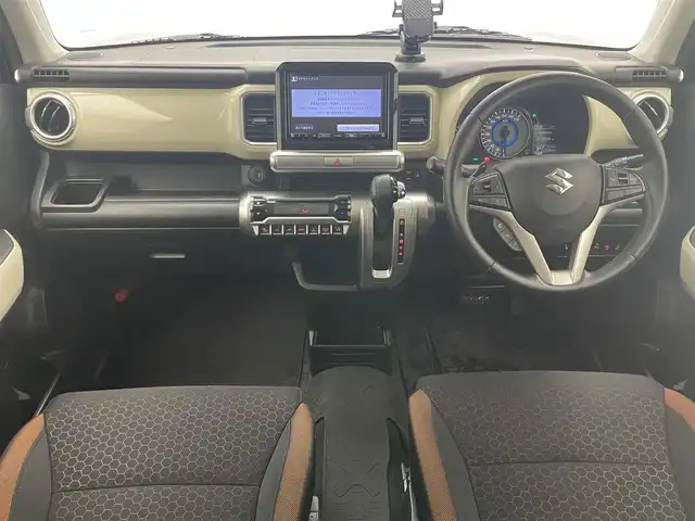 スズキ クロスビー HYBRID MZ 愛知県 2018(平30)年 7.5万km スーパーブラックパール 3トーンコーディネート 純正８型ナビ　全方位カメラ　禁煙車　シートヒーター　フルセグＴＶ　Ｂｌｕｅｔｏｏｔｈ　ＵＳＢ　ＥＴＣ　デュアルセンサーブレーキ　衝突軽減　車線逸脱　リヤパーキングセンサー　ＬＥＤオートライト　クルコン