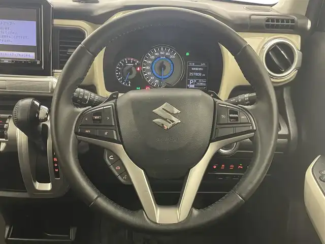 スズキ クロスビー HYBRID MZ 愛知県 2018(平30)年 7.5万km スーパーブラックパール 3トーンコーディネート 純正８型ナビ　全方位カメラ　禁煙車　シートヒーター　フルセグＴＶ　Ｂｌｕｅｔｏｏｔｈ　ＵＳＢ　ＥＴＣ　デュアルセンサーブレーキ　衝突軽減　車線逸脱　リヤパーキングセンサー　ＬＥＤオートライト　クルコン