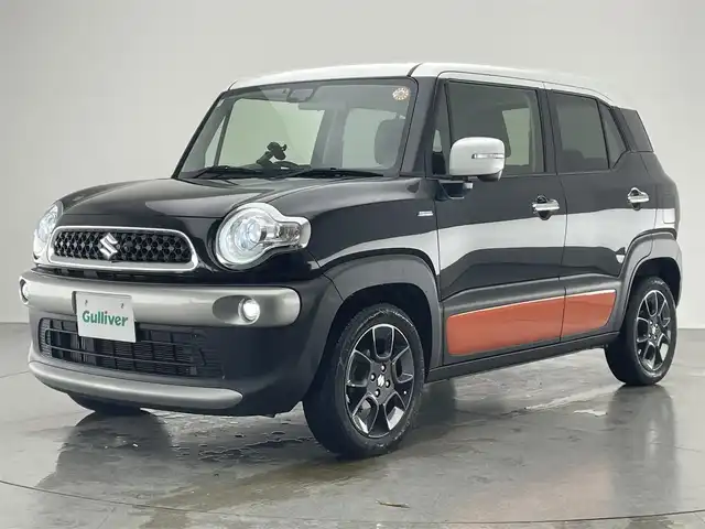 スズキ クロスビー HYBRID MZ 愛知県 2018(平30)年 7.5万km スーパーブラックパール 3トーンコーディネート 純正８型ナビ　全方位カメラ　禁煙車　シートヒーター　フルセグＴＶ　Ｂｌｕｅｔｏｏｔｈ　ＵＳＢ　ＥＴＣ　デュアルセンサーブレーキ　衝突軽減　車線逸脱　リヤパーキングセンサー　ＬＥＤオートライト　クルコン