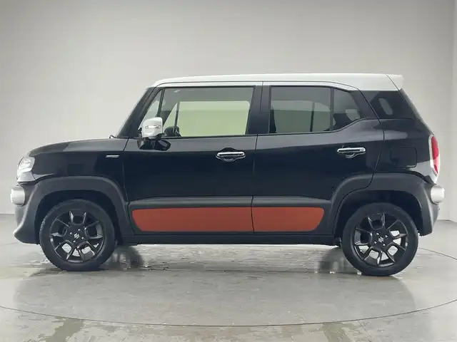 スズキ クロスビー HYBRID MZ 愛知県 2018(平30)年 7.5万km スーパーブラックパール 3トーンコーディネート 純正８型ナビ　全方位カメラ　禁煙車　シートヒーター　フルセグＴＶ　Ｂｌｕｅｔｏｏｔｈ　ＵＳＢ　ＥＴＣ　デュアルセンサーブレーキ　衝突軽減　車線逸脱　リヤパーキングセンサー　ＬＥＤオートライト　クルコン