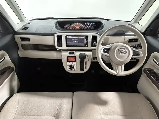 ダイハツ ムーヴ キャンバス G メイクアップ SA Ⅲ 大阪府 2018(平30)年 2.2万km パールホワイトⅢ/ナチュラルベージュマイカメタリック 2トーン 社外ナビ(フルセグ/DVD再生/Bluetooth) バックカメラ ETC 両側パワースライドドア 衝突軽減 オートハイビーム オートライト アイドリングストップ スマートキー ワンオーナー