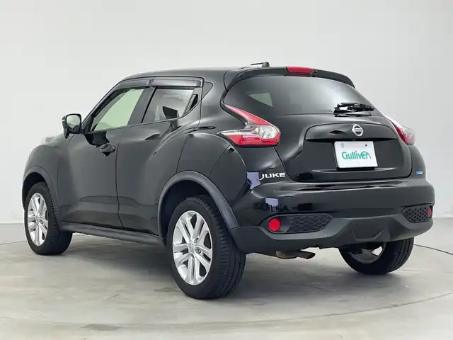 日産 ジューク 15RX Vセレクション 新潟県 2017(平29)年 6.2万km スーパーブラック 純正メモリナビ【MM316D-W】/　フルセグTV/Bluetooth/CD/DVD/USB/衝突被害軽減ブレーキ/レーンキープアシスト/ドライブレコーダー/バックモニター/ETC/アイドリングストップ/横滑り防止装置/オートライト/ステアリングスイッチ