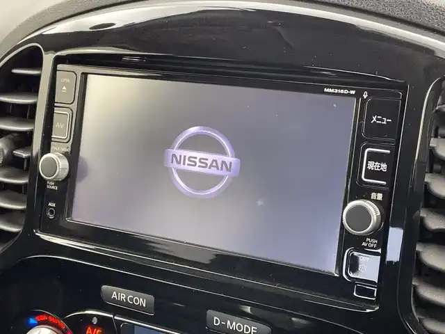日産 ジューク 15RX Vセレクション 新潟県 2017(平29)年 6.2万km スーパーブラック 純正メモリナビ【MM316D-W】/　フルセグTV/Bluetooth/CD/DVD/USB/衝突被害軽減ブレーキ/レーンキープアシスト/ドライブレコーダー/バックモニター/ETC/アイドリングストップ/横滑り防止装置/オートライト/ステアリングスイッチ
